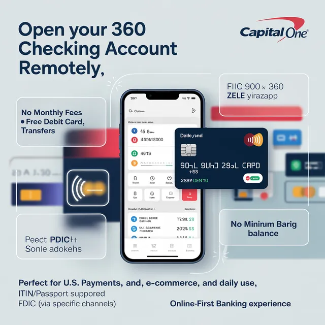 美国银行capital 360checking账户开户服务