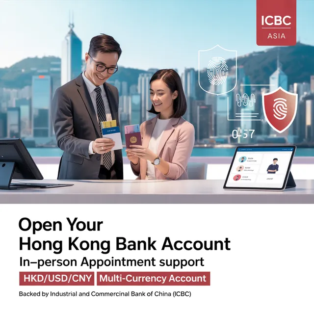 工银亚洲香港银行赴港开户对接服务